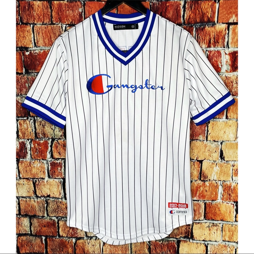 Hudson Gangster Jersey Athletic Shirt Med Nino 91